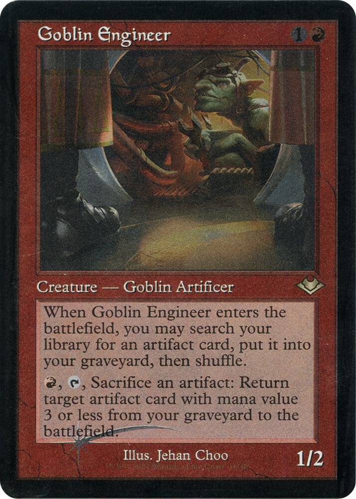 Goblin Engineer 16 (Modern Horizons)  - Retro Etched Foil | Good Games North