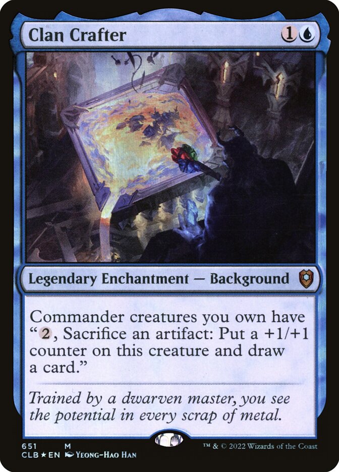 Clan Crafter (Commander Legends: Battle for Baldur's Gate)  - Foil | Good Games North