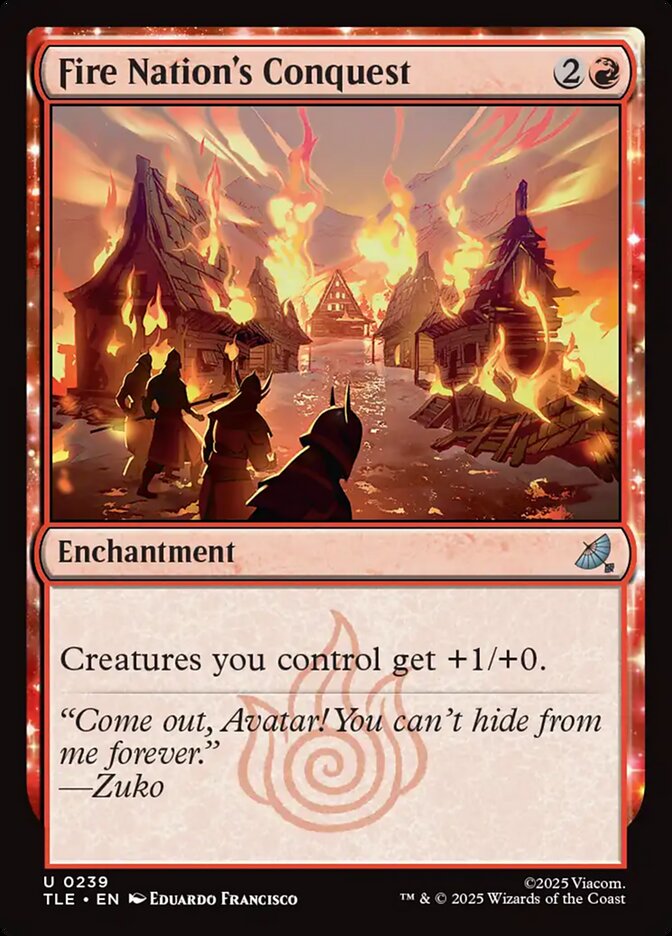 Fire Nation's Conquest 239 (Avatar: The Last Airbender: Eternal-Legal)  - Foil | Good Games North