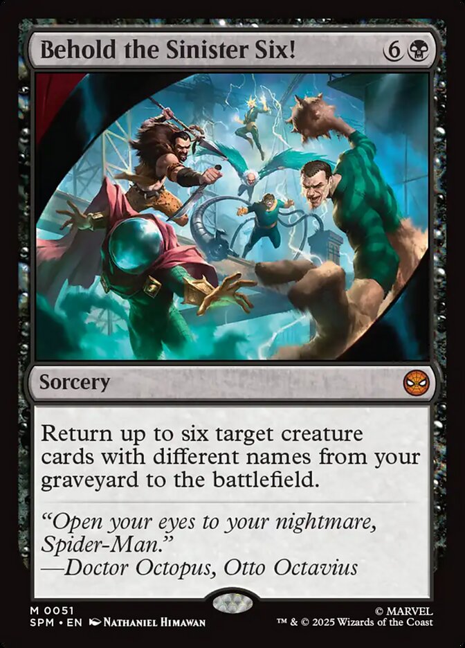 Behold the Sinister Six! (Marvel's Spider-Man)  - Foil | Good Games North