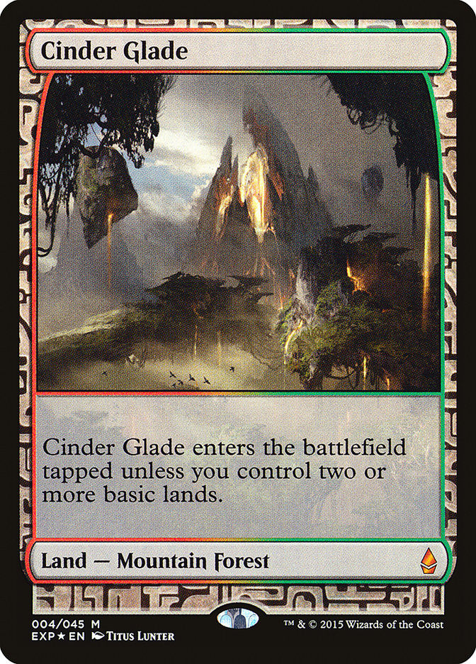 Cinder Glade 4/45 (Zendikar Expeditions)  - Foil | Good Games North