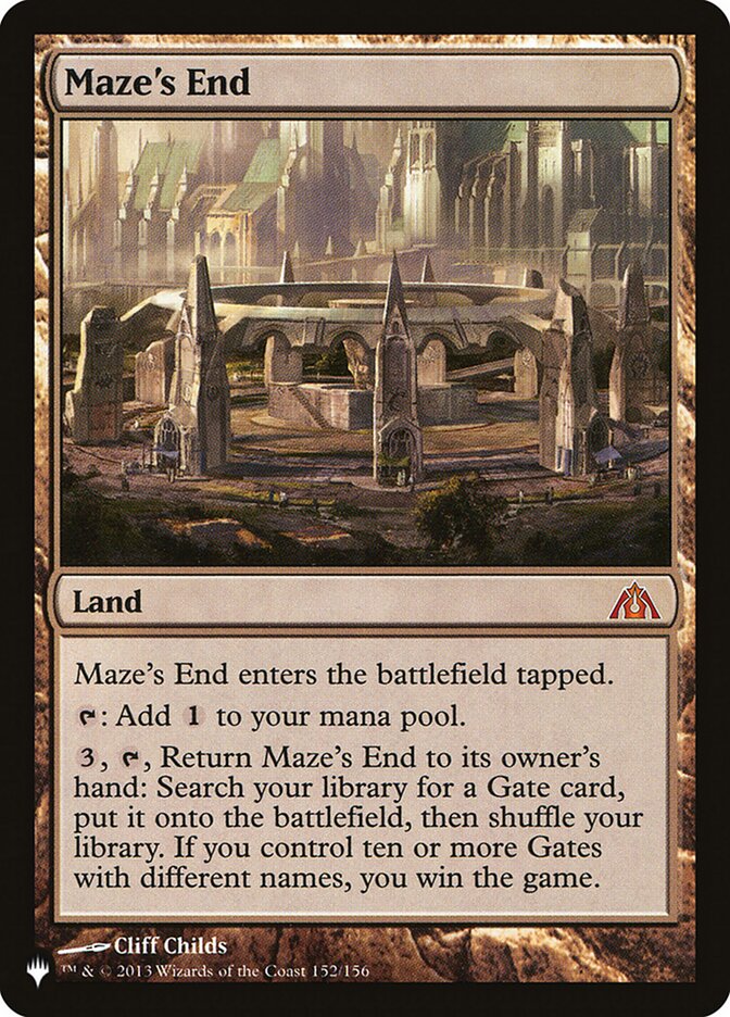 Maze's End (The List Reprints)  | Good Games North