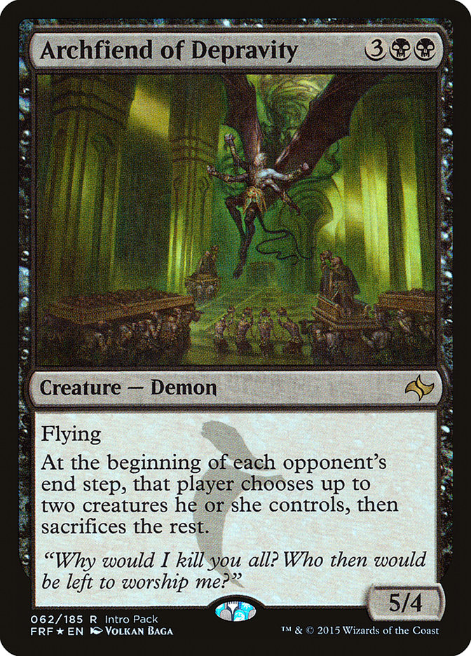 Archfiend of Depravity (Unique and Miscellaneous Promos)  - undefined | Good Games North