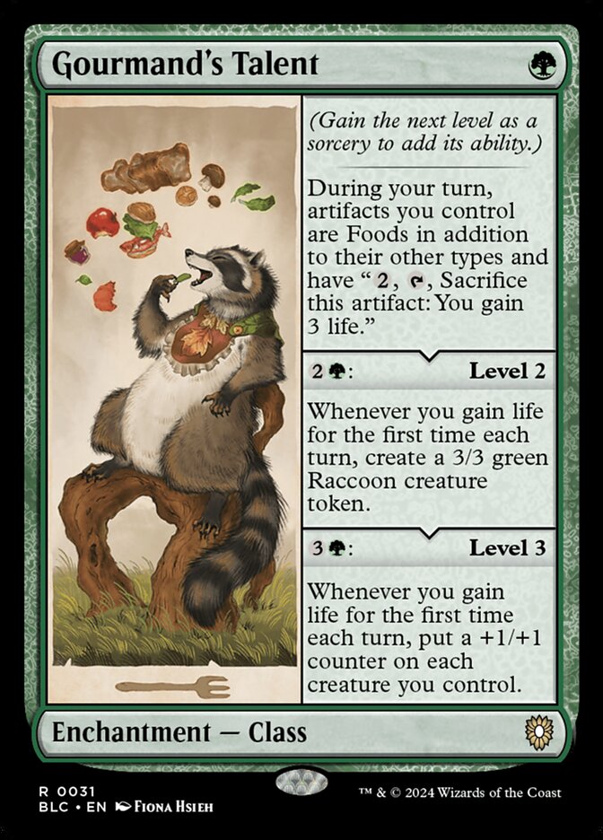 Gourmand's Talent (Commander: Bloomburrow)  | Good Games North