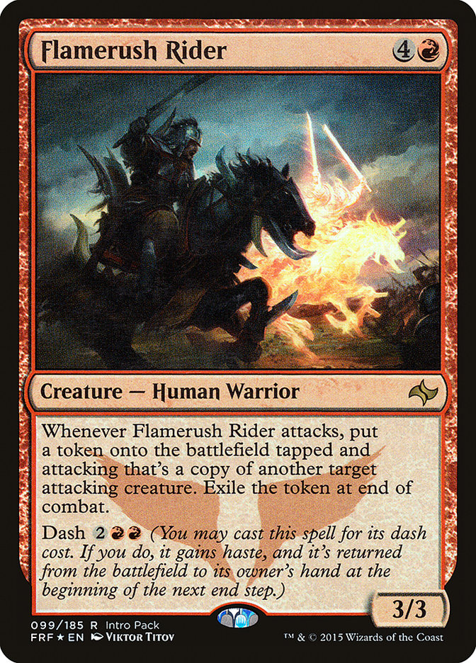 Flamerush Rider 99 (Unique and Miscellaneous Promos)  - Foil | Good Games North