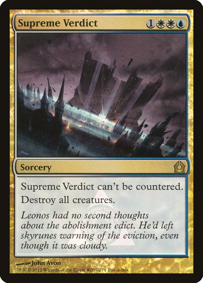Supreme Verdict (Buy-A-Box Promos)  - Foil | Good Games North