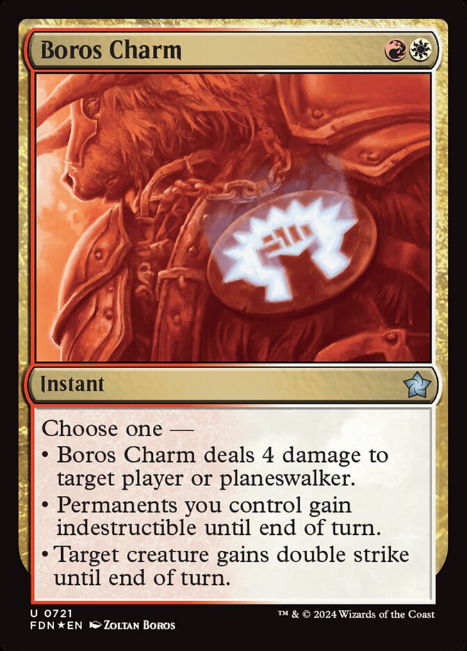 Boros Charm 721 (Foundations)  - Foil | Good Games North