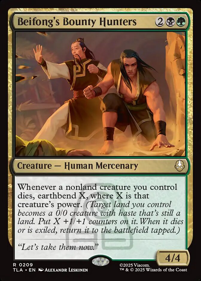 Beifong's Bounty Hunters (Avatar: The Last Airbender)  - Foil | Good Games North
