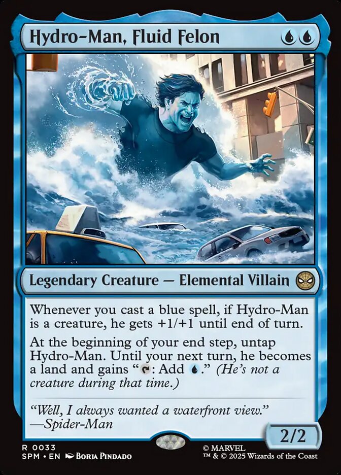 Hydro-Man, Fluid Felon (Marvel's Spider-Man)  - Foil | Good Games North