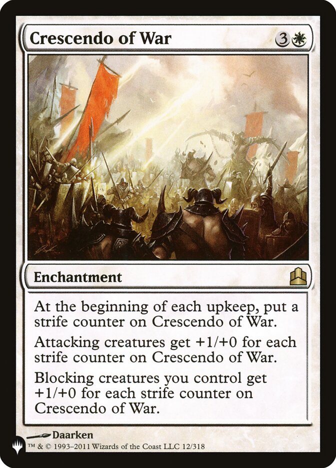 Crescendo of War (The List Reprints)  | Good Games North