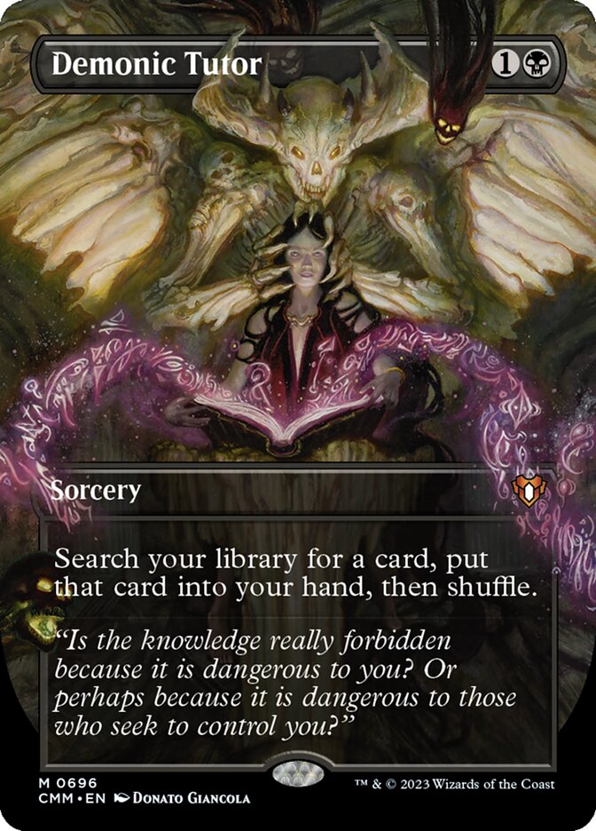 Demonic Tutor (Commander Masters)  | Good Games North