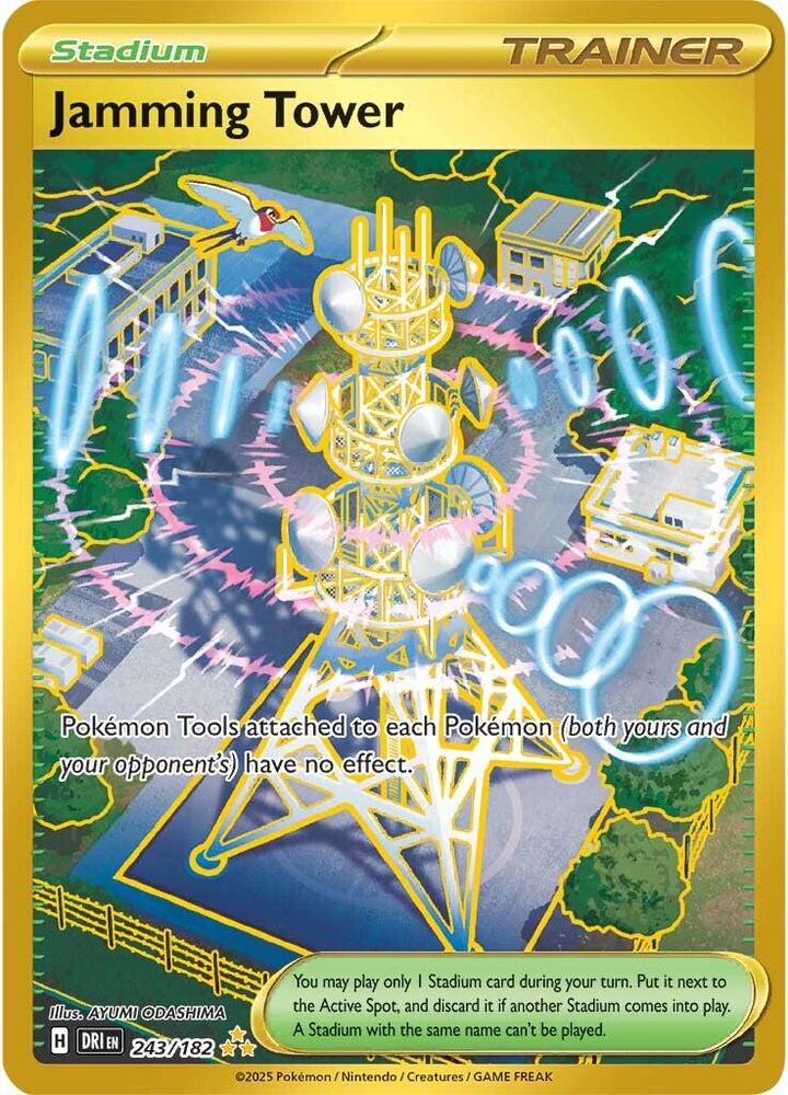 Jamming Tower 243/182 (SV10: Destined Rivals)  - Holofoil | Good Games North