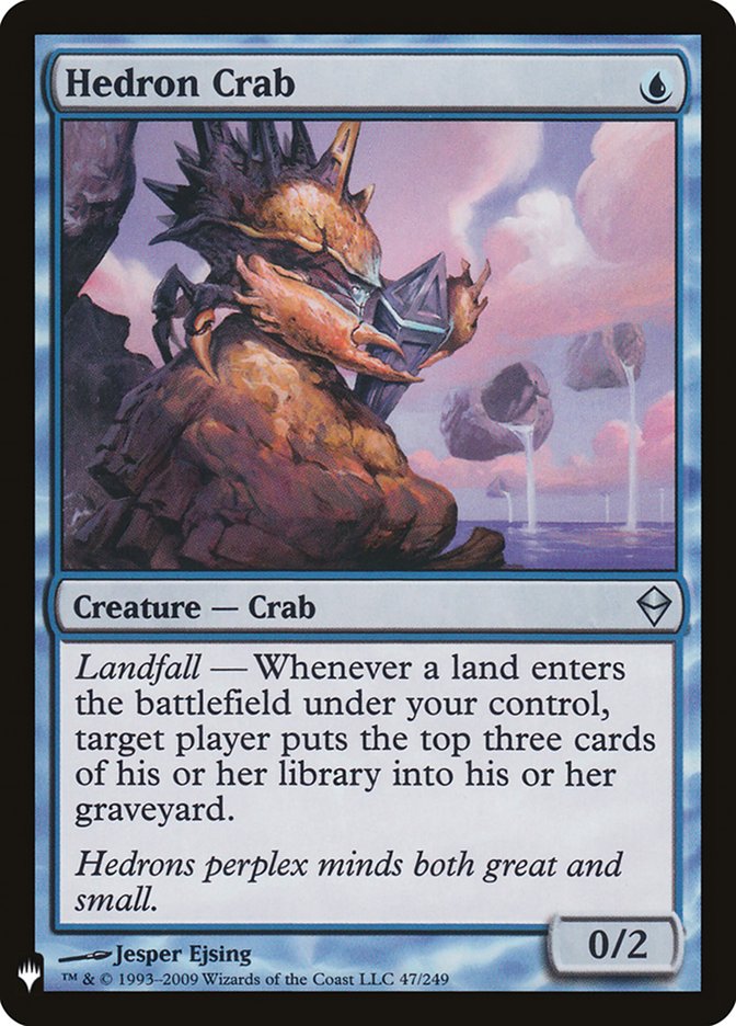Hedron Crab (The List Reprints)  | Good Games North