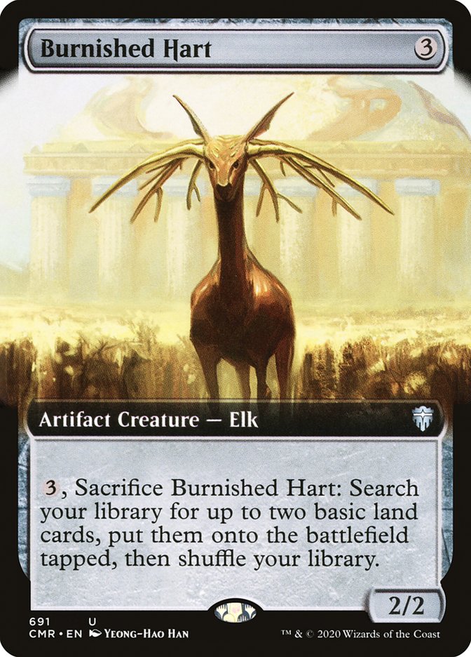 Burnished Hart 691 (Commander Legends)  - Extended Art Foil | Good Games North