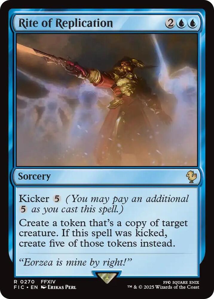 Rite of Replication Surge Foil (Commander: FINAL FANTASY)  - Foil | Good Games North