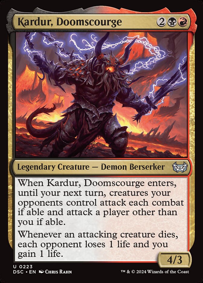 Kardur, Doomscourge (Commander: Duskmourn: House of Horror)  | Good Games North