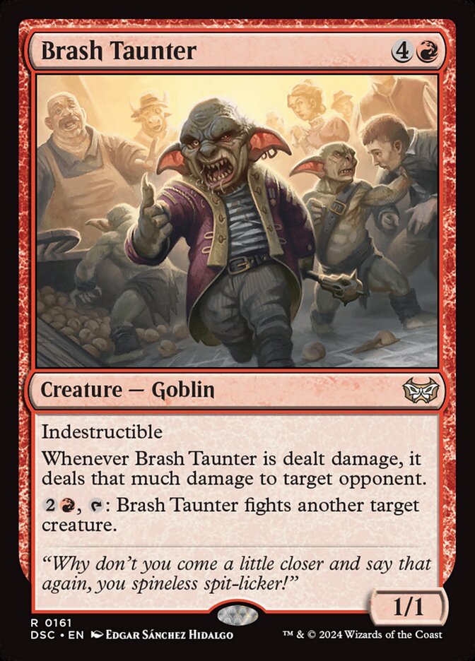 Brash Taunter (Commander: Duskmourn: House of Horror)  | Good Games North