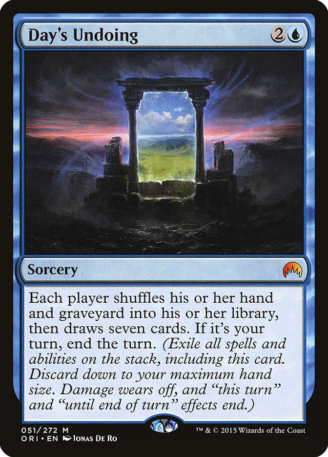 Day's Undoing (Magic Origins)  - Foil | Good Games North