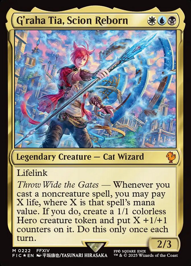 G'raha Tia, Scion Reborn 222/100 (Commander: FINAL FANTASY)  - Foil | Good Games North