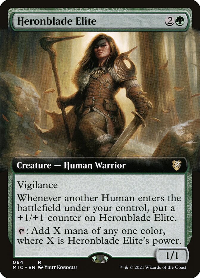Heronblade Elite 64/38 (Commander: Innistrad: Midnight Hunt)  | Good Games North