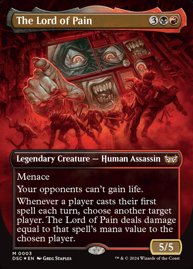 The Lord of Pain (Commander: Duskmourn: House of Horror)  - Foil | Good Games North