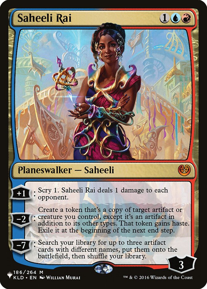 Saheeli Rai KLD-186/5075 (The List Reprints)  | Good Games North