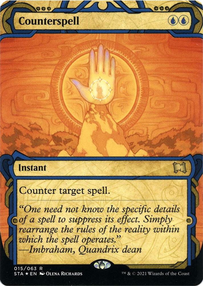 Counterspell Foil Etched (Strixhaven: Mystical Archives)  - Foil | Good Games North