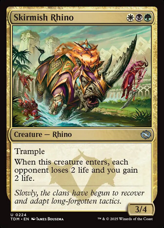 Skirmish Rhino (Tarkir: Dragonstorm)  | Good Games North