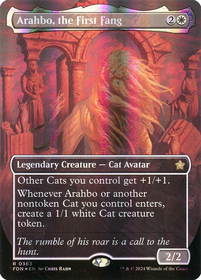 Arahbo, the First Fang (Foundations)  - Foil | Good Games North