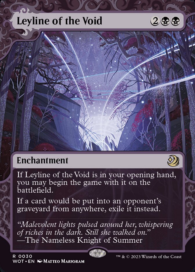 Leyline of the Void (Wilds of Eldraine: Enchanting Tales)  - Foil | Good Games North