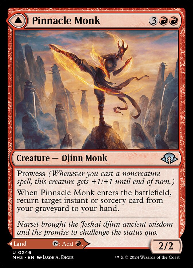 Pinnacle Monk // Mystic Peak (Modern Horizons 3)  - undefined | Good Games North