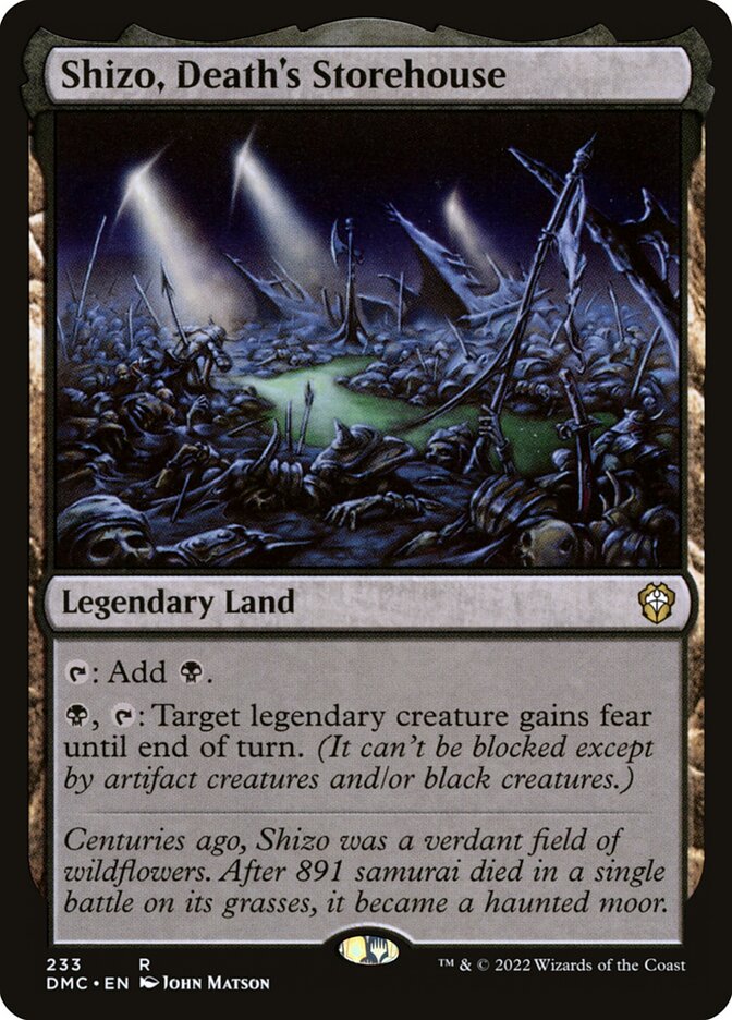 Shizo, Death's Storehouse (Commander: Dominaria United)  | Good Games North