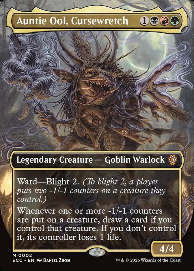 Auntie Ool, Cursewretch 2 (Commander: Lorwyn Eclipsed)  - Foil | Good Games North