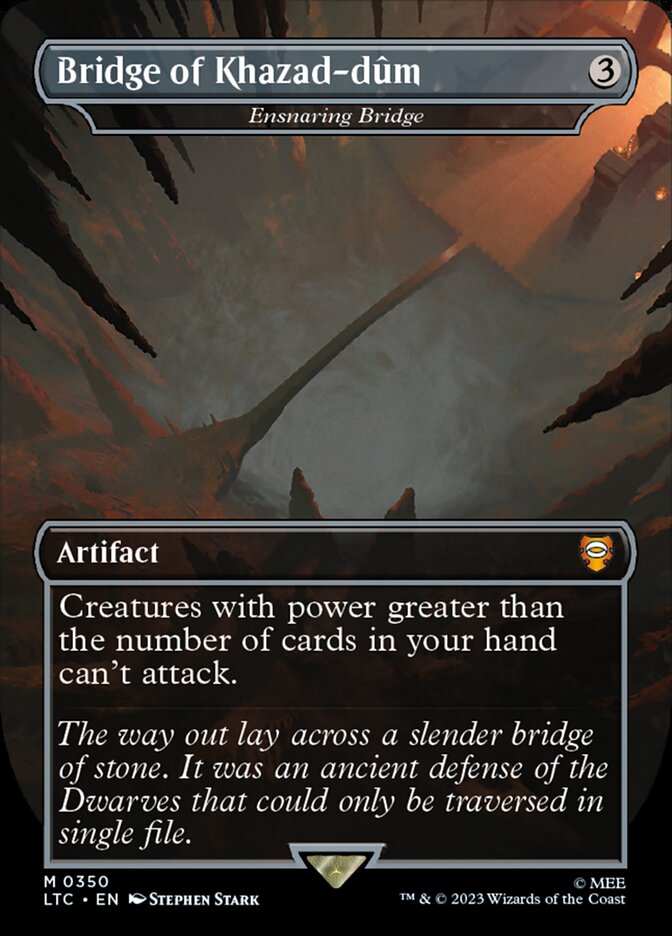 Ensnaring Bridge (Commander: The Lord of the Rings: Tales of Middle-earth)  - Foil | Good Games North