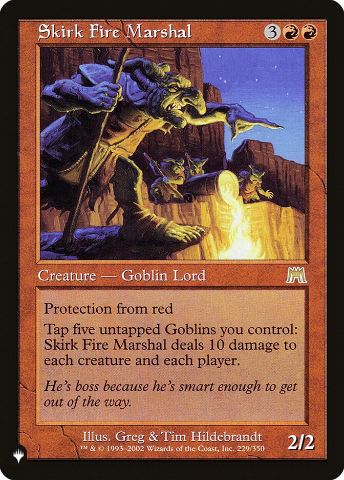 Skirk Fire Marshal ONS-229/5075 (The List Reprints)  | Good Games North