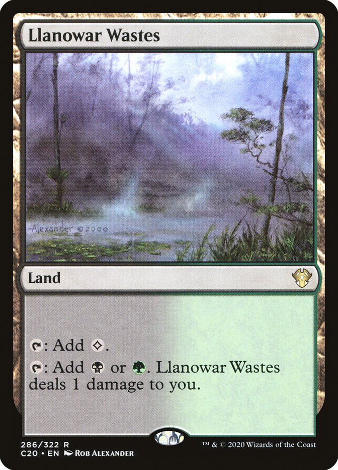 Llanowar Wastes (Commander 2020)  | Good Games North