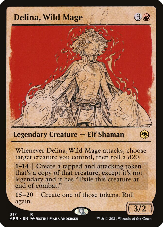 Delina, Wild Mage (Adventures in the Forgotten Realms)  - Foil | Good Games North