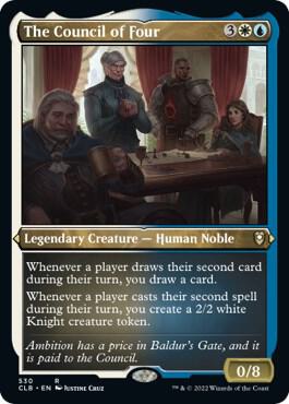 The Council of Four Foil Etched 530 (Commander Legends: Battle for Baldur's Gate)  - Foil | Good Games North