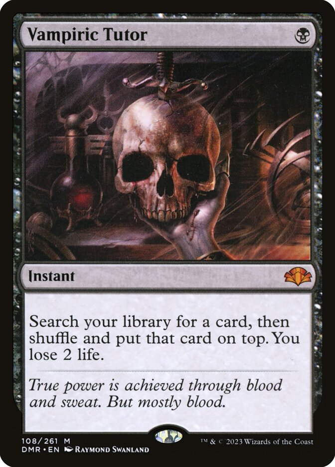 Vampiric Tutor 108/261 (Dominaria Remastered)  | Good Games North
