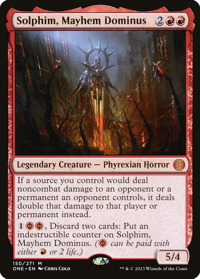 Solphim, Mayhem Dominus 150 (Phyrexia: All Will Be One)  - Foil | Good Games North