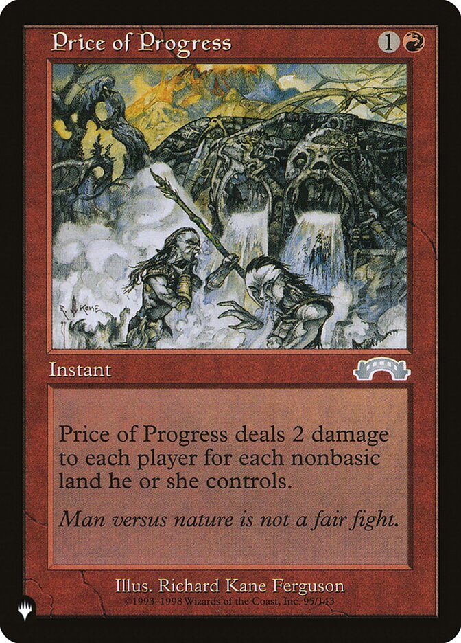 Price of Progress (The List Reprints)  | Good Games North