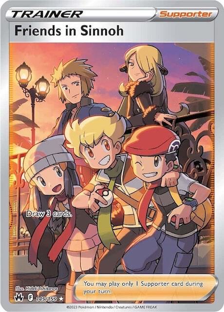 Friends in Sinnoh Full Art 149/159 (Crown Zenith)  - Holofoil | Good Games North