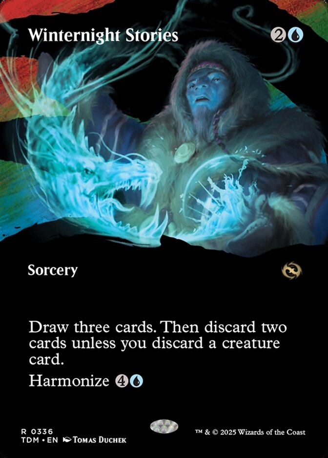 Winternight Stories 336 (Tarkir: Dragonstorm)  - Borderless Foil | Good Games North