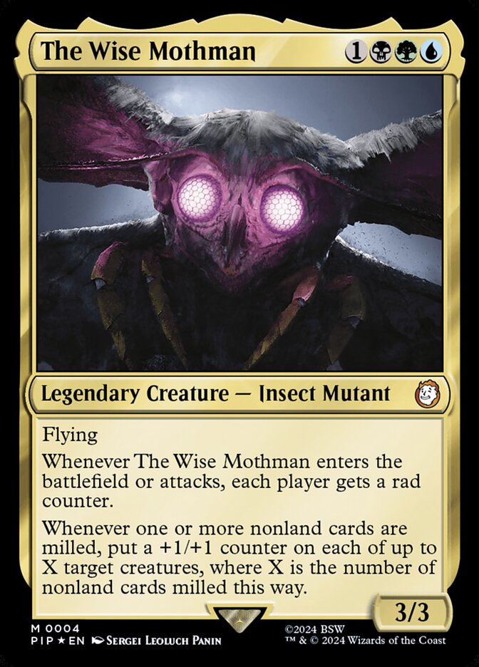 The Wise Mothman (Universes Beyond: Fallout)  - Foil | Good Games North