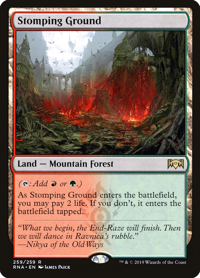 Stomping Ground 259/259 (Ravnica Allegiance)  | Good Games North