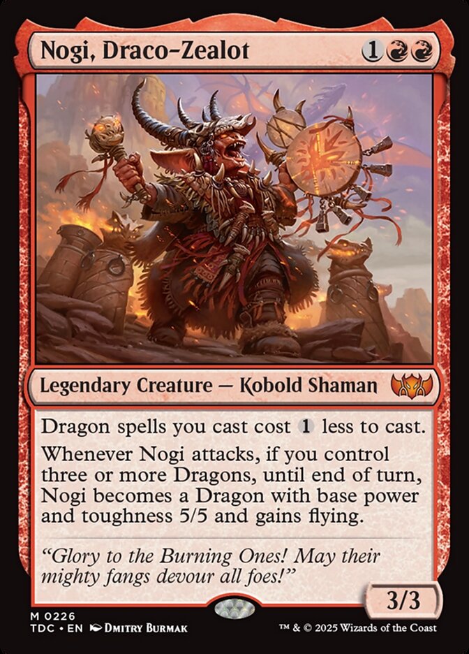 Nogi, Draco-Zealot 226 (Commander: Tarkir: Dragonstorm)  | Good Games North