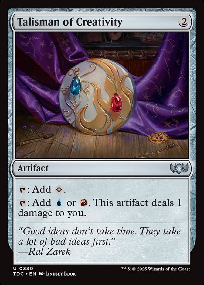 Talisman of Creativity (Commander: Tarkir: Dragonstorm)  | Good Games North