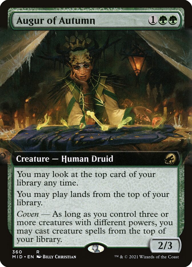 Augur of Autumn 360/277 (Innistrad: Midnight Hunt)  - Foil | Good Games North
