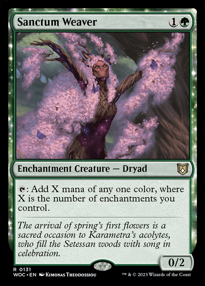 Sanctum Weaver 131/173 (Commander: Wilds of Eldraine)  | Good Games North