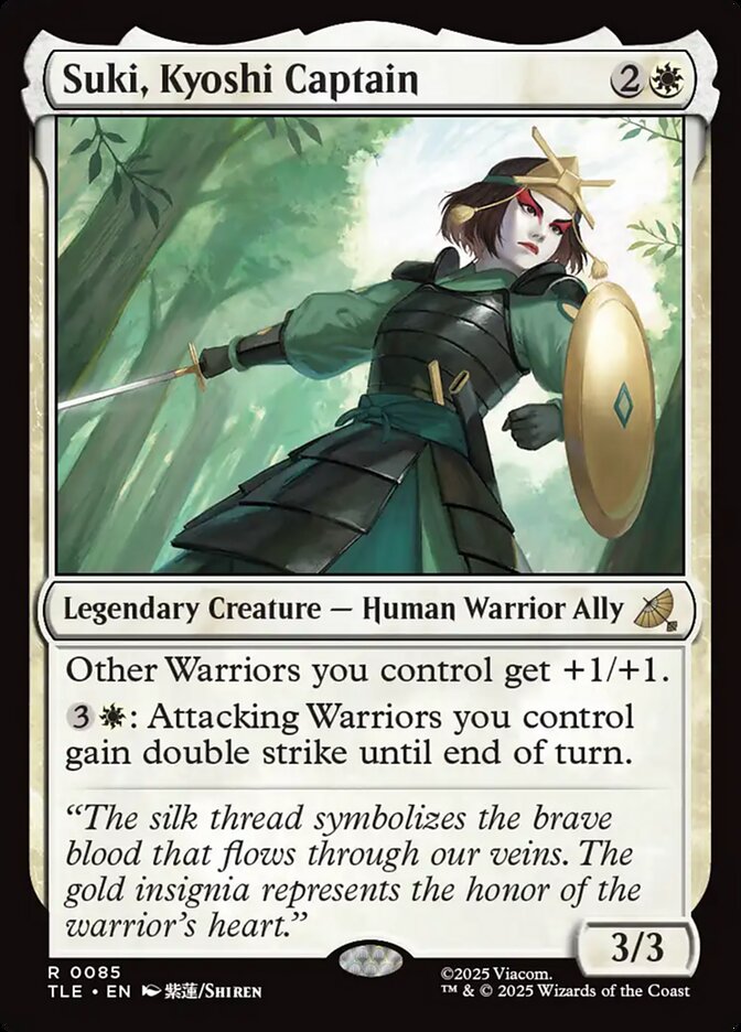 Suki, Kyoshi Captain (Avatar: The Last Airbender: Eternal-Legal)  - Foil | Good Games North